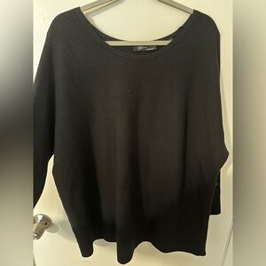 Black Ribbed Sweater